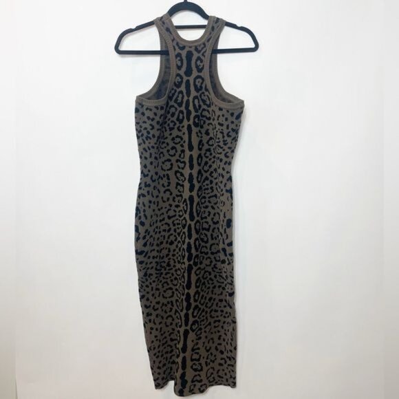 Ser.O.Ya Sabine Ultra Soft Plush Cheetah Racerback Midi Dress XL NWT - Picture 6 of 13